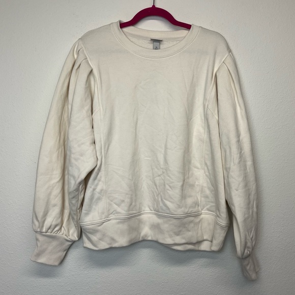 a new day Sweaters - NWT Cream Long Sleeve Crewneck - A New Day